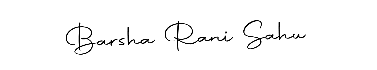 You should practise on your own different ways (Autography-DOLnW) to write your name (Barsha Rani Sahu) in signature. don't let someone else do it for you. Barsha Rani Sahu signature style 10 images and pictures png