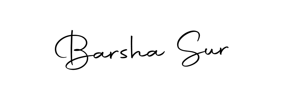 Barsha Sur stylish signature style. Best Handwritten Sign (Autography-DOLnW) for my name. Handwritten Signature Collection Ideas for my name Barsha Sur. Barsha Sur signature style 10 images and pictures png