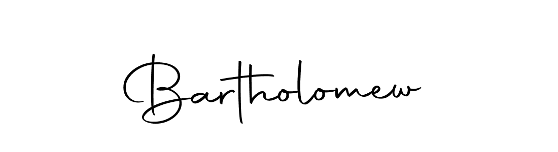 Design your own signature with our free online signature maker. With this signature software, you can create a handwritten (Autography-DOLnW) signature for name Bartholomew. Bartholomew signature style 10 images and pictures png