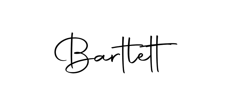 Design your own signature with our free online signature maker. With this signature software, you can create a handwritten (Autography-DOLnW) signature for name Bartlett. Bartlett signature style 10 images and pictures png