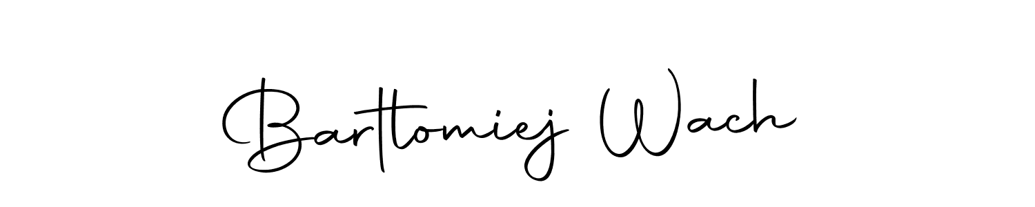 Bartlomiej Wach stylish signature style. Best Handwritten Sign (Autography-DOLnW) for my name. Handwritten Signature Collection Ideas for my name Bartlomiej Wach. Bartlomiej Wach signature style 10 images and pictures png