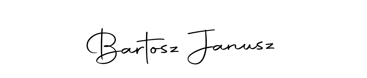 Create a beautiful signature design for name Bartosz Janusz. With this signature (Autography-DOLnW) fonts, you can make a handwritten signature for free. Bartosz Janusz signature style 10 images and pictures png