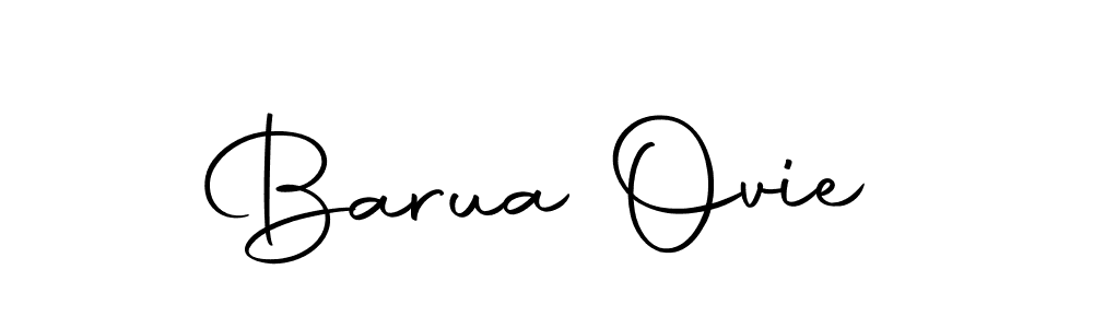 How to make Barua Ovie signature? Autography-DOLnW is a professional autograph style. Create handwritten signature for Barua Ovie name. Barua Ovie signature style 10 images and pictures png