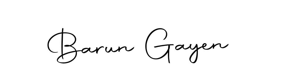 Use a signature maker to create a handwritten signature online. With this signature software, you can design (Autography-DOLnW) your own signature for name Barun Gayen. Barun Gayen signature style 10 images and pictures png