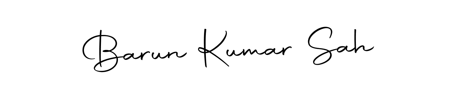 How to make Barun Kumar Sah name signature. Use Autography-DOLnW style for creating short signs online. This is the latest handwritten sign. Barun Kumar Sah signature style 10 images and pictures png