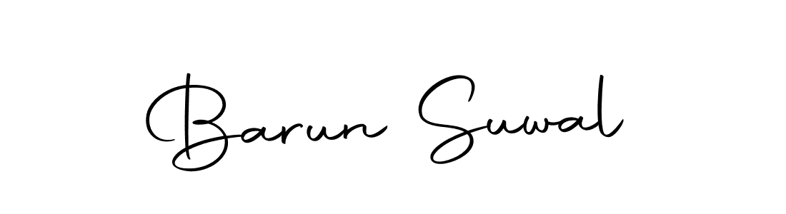 Make a beautiful signature design for name Barun Suwal. With this signature (Autography-DOLnW) style, you can create a handwritten signature for free. Barun Suwal signature style 10 images and pictures png