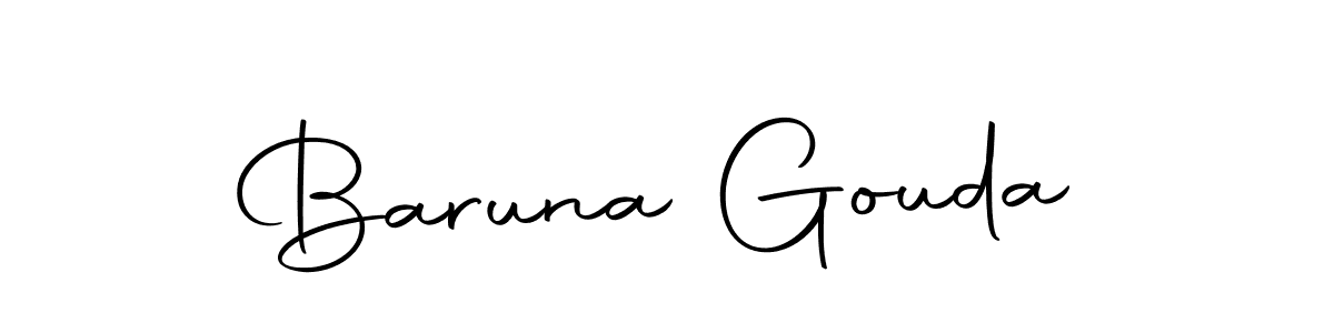 Also we have Baruna Gouda name is the best signature style. Create professional handwritten signature collection using Autography-DOLnW autograph style. Baruna Gouda signature style 10 images and pictures png
