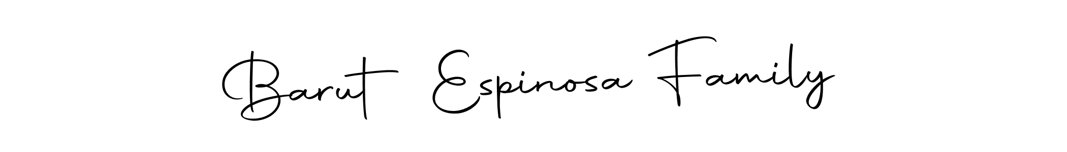 How to make Barut Espinosa Family name signature. Use Autography-DOLnW style for creating short signs online. This is the latest handwritten sign. Barut Espinosa Family signature style 10 images and pictures png