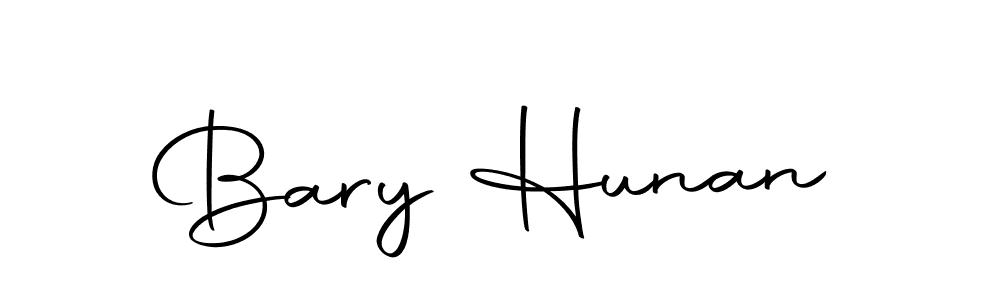 Design your own signature with our free online signature maker. With this signature software, you can create a handwritten (Autography-DOLnW) signature for name Bary Hunan. Bary Hunan signature style 10 images and pictures png
