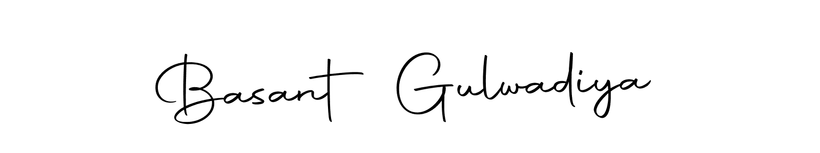 How to make Basant Gulwadiya name signature. Use Autography-DOLnW style for creating short signs online. This is the latest handwritten sign. Basant Gulwadiya signature style 10 images and pictures png