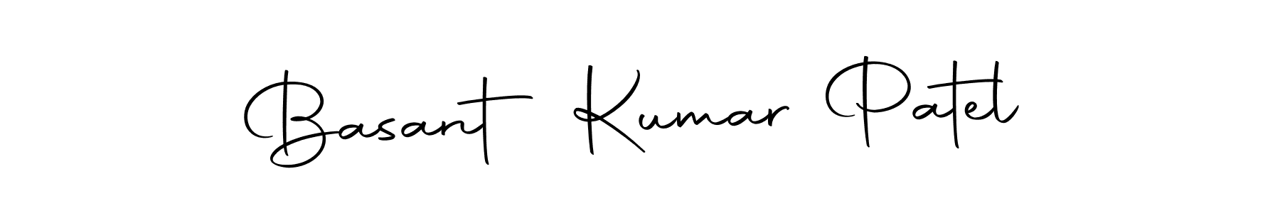 Make a beautiful signature design for name Basant Kumar Patel. With this signature (Autography-DOLnW) style, you can create a handwritten signature for free. Basant Kumar Patel signature style 10 images and pictures png