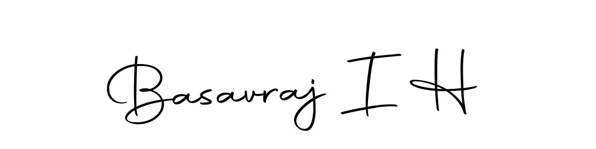 You should practise on your own different ways (Autography-DOLnW) to write your name (Basavraj I H) in signature. don't let someone else do it for you. Basavraj I H signature style 10 images and pictures png