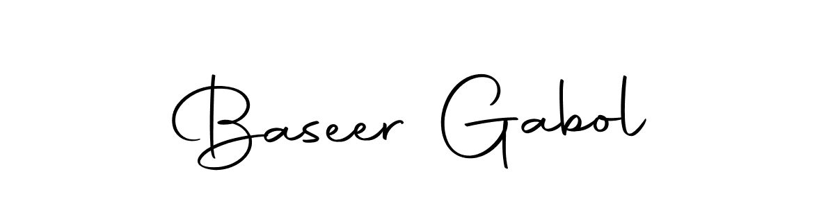 Here are the top 10 professional signature styles for the name Baseer Gabol. These are the best autograph styles you can use for your name. Baseer Gabol signature style 10 images and pictures png