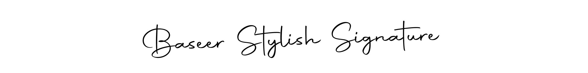 Make a beautiful signature design for name Baseer Stylish Signature. With this signature (Autography-DOLnW) style, you can create a handwritten signature for free. Baseer Stylish Signature signature style 10 images and pictures png