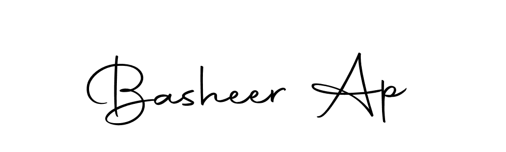 Make a beautiful signature design for name Basheer Ap. With this signature (Autography-DOLnW) style, you can create a handwritten signature for free. Basheer Ap signature style 10 images and pictures png