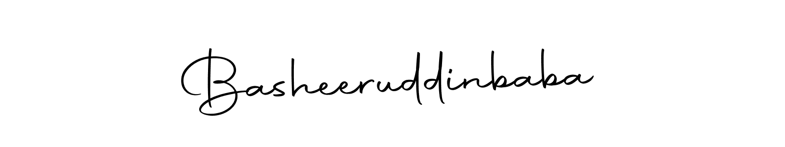 Design your own signature with our free online signature maker. With this signature software, you can create a handwritten (Autography-DOLnW) signature for name Basheeruddinbaba. Basheeruddinbaba signature style 10 images and pictures png