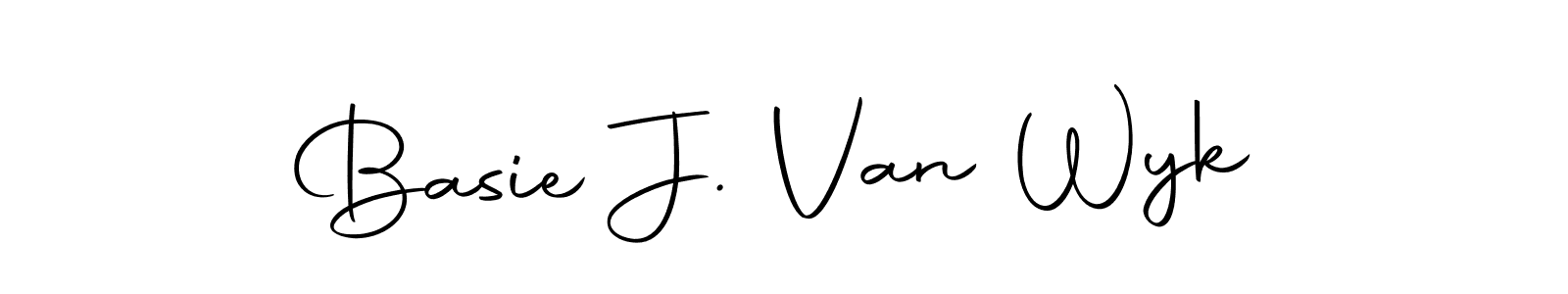 Design your own signature with our free online signature maker. With this signature software, you can create a handwritten (Autography-DOLnW) signature for name Basie J. Van Wyk. Basie J. Van Wyk signature style 10 images and pictures png