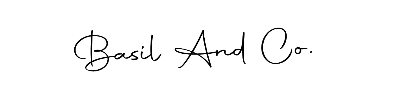 Make a beautiful signature design for name Basil And Co.. Use this online signature maker to create a handwritten signature for free. Basil And Co. signature style 10 images and pictures png