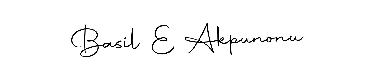 Make a beautiful signature design for name Basil E Akpunonu. Use this online signature maker to create a handwritten signature for free. Basil E Akpunonu signature style 10 images and pictures png