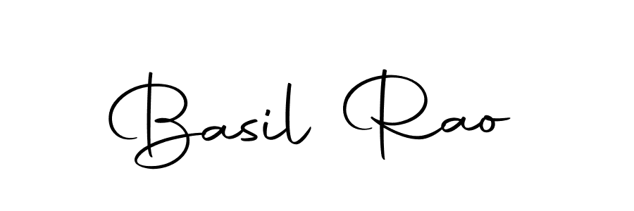 Design your own signature with our free online signature maker. With this signature software, you can create a handwritten (Autography-DOLnW) signature for name Basil Rao. Basil Rao signature style 10 images and pictures png