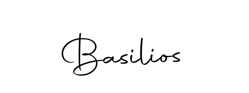 Create a beautiful signature design for name Basilios. With this signature (Autography-DOLnW) fonts, you can make a handwritten signature for free. Basilios signature style 10 images and pictures png