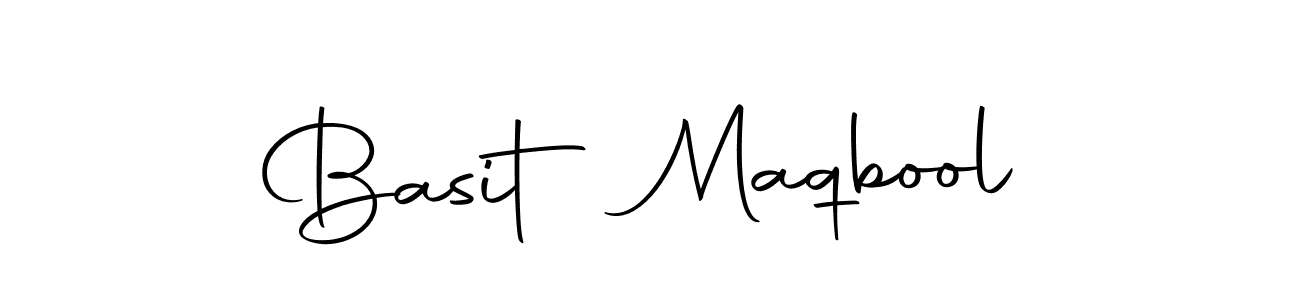 The best way (Autography-DOLnW) to make a short signature is to pick only two or three words in your name. The name Basit Maqbool include a total of six letters. For converting this name. Basit Maqbool signature style 10 images and pictures png