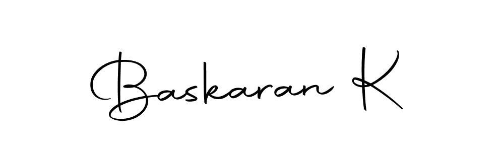 How to make Baskaran K name signature. Use Autography-DOLnW style for creating short signs online. This is the latest handwritten sign. Baskaran K signature style 10 images and pictures png