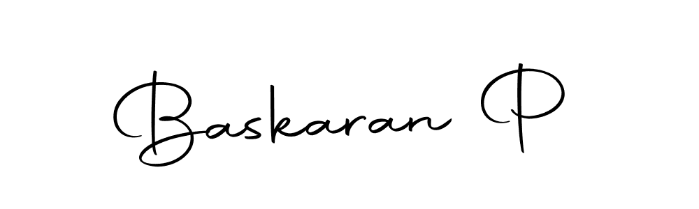 How to make Baskaran P name signature. Use Autography-DOLnW style for creating short signs online. This is the latest handwritten sign. Baskaran P signature style 10 images and pictures png