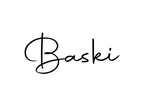 Create a beautiful signature design for name Baski. With this signature (Autography-DOLnW) fonts, you can make a handwritten signature for free. Baski signature style 10 images and pictures png