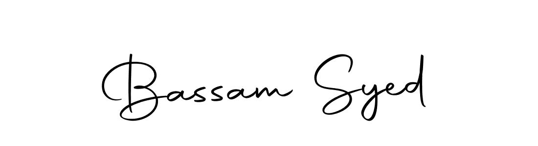 How to make Bassam Syed signature? Autography-DOLnW is a professional autograph style. Create handwritten signature for Bassam Syed name. Bassam Syed signature style 10 images and pictures png