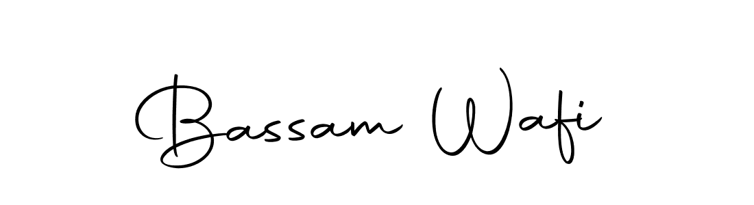 Design your own signature with our free online signature maker. With this signature software, you can create a handwritten (Autography-DOLnW) signature for name Bassam Wafi. Bassam Wafi signature style 10 images and pictures png