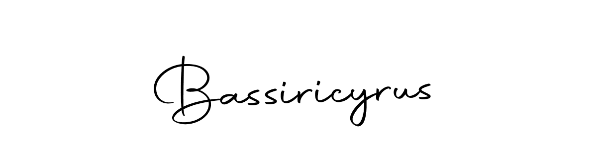 How to make Bassiricyrus signature? Autography-DOLnW is a professional autograph style. Create handwritten signature for Bassiricyrus name. Bassiricyrus signature style 10 images and pictures png