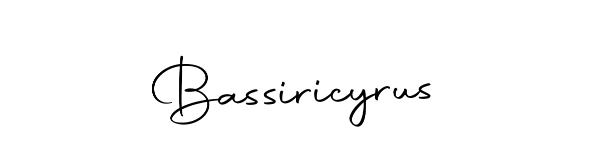 How to make Bassiricyrus signature? Autography-DOLnW is a professional autograph style. Create handwritten signature for Bassiricyrus name. Bassiricyrus signature style 10 images and pictures png