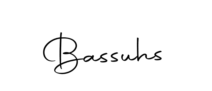 Use a signature maker to create a handwritten signature online. With this signature software, you can design (Autography-DOLnW) your own signature for name Bassuhs. Bassuhs signature style 10 images and pictures png