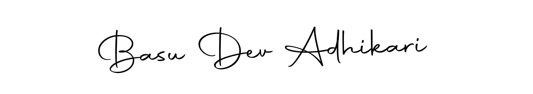 Create a beautiful signature design for name Basu Dev Adhikari. With this signature (Autography-DOLnW) fonts, you can make a handwritten signature for free. Basu Dev Adhikari signature style 10 images and pictures png