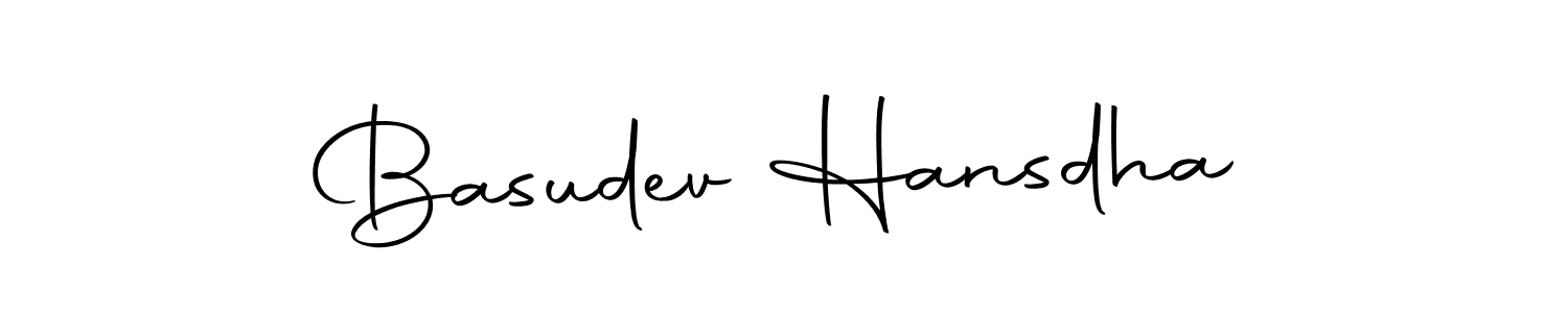 Make a beautiful signature design for name Basudev Hansdha. With this signature (Autography-DOLnW) style, you can create a handwritten signature for free. Basudev Hansdha signature style 10 images and pictures png