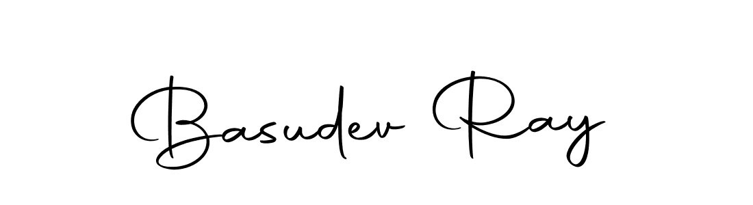 How to make Basudev Ray name signature. Use Autography-DOLnW style for creating short signs online. This is the latest handwritten sign. Basudev Ray signature style 10 images and pictures png