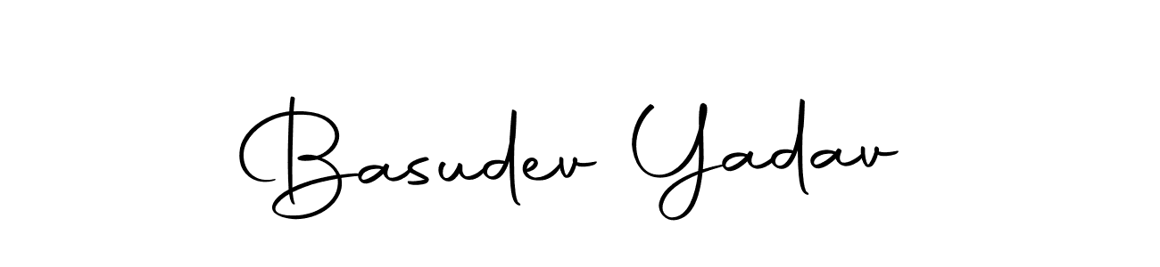 Create a beautiful signature design for name Basudev Yadav. With this signature (Autography-DOLnW) fonts, you can make a handwritten signature for free. Basudev Yadav signature style 10 images and pictures png