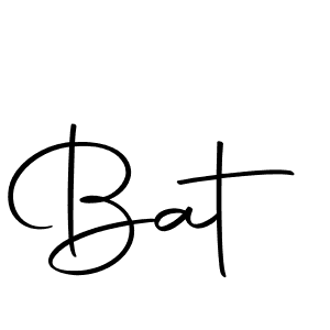 Make a beautiful signature design for name Bat. With this signature (Autography-DOLnW) style, you can create a handwritten signature for free. Bat signature style 10 images and pictures png