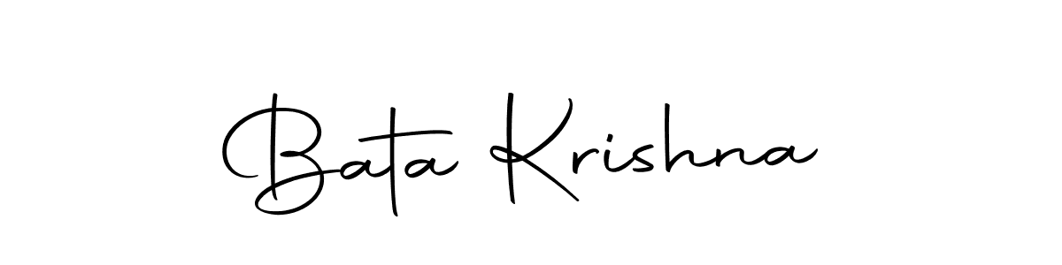 Design your own signature with our free online signature maker. With this signature software, you can create a handwritten (Autography-DOLnW) signature for name Bata Krishna. Bata Krishna signature style 10 images and pictures png