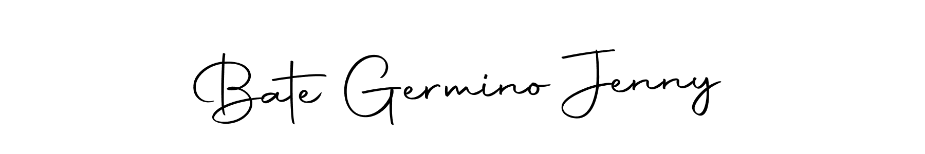 if you are searching for the best signature style for your name Bate Germino Jenny. so please give up your signature search. here we have designed multiple signature styles  using Autography-DOLnW. Bate Germino Jenny signature style 10 images and pictures png