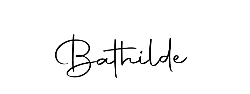 Make a beautiful signature design for name Bathilde. With this signature (Autography-DOLnW) style, you can create a handwritten signature for free. Bathilde signature style 10 images and pictures png