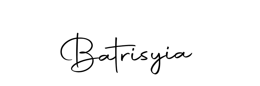 Make a beautiful signature design for name Batrisyia. With this signature (Autography-DOLnW) style, you can create a handwritten signature for free. Batrisyia signature style 10 images and pictures png