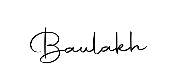 Create a beautiful signature design for name Baulakh. With this signature (Autography-DOLnW) fonts, you can make a handwritten signature for free. Baulakh signature style 10 images and pictures png