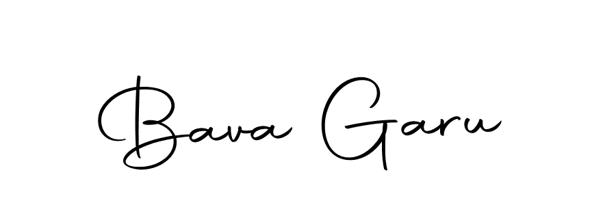 Create a beautiful signature design for name Bava Garu. With this signature (Autography-DOLnW) fonts, you can make a handwritten signature for free. Bava Garu signature style 10 images and pictures png