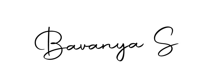 Design your own signature with our free online signature maker. With this signature software, you can create a handwritten (Autography-DOLnW) signature for name Bavanya S. Bavanya S signature style 10 images and pictures png