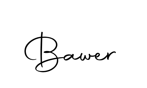 Design your own signature with our free online signature maker. With this signature software, you can create a handwritten (Autography-DOLnW) signature for name Bawer. Bawer signature style 10 images and pictures png