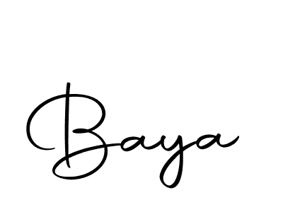 You should practise on your own different ways (Autography-DOLnW) to write your name (Baya) in signature. don't let someone else do it for you. Baya signature style 10 images and pictures png