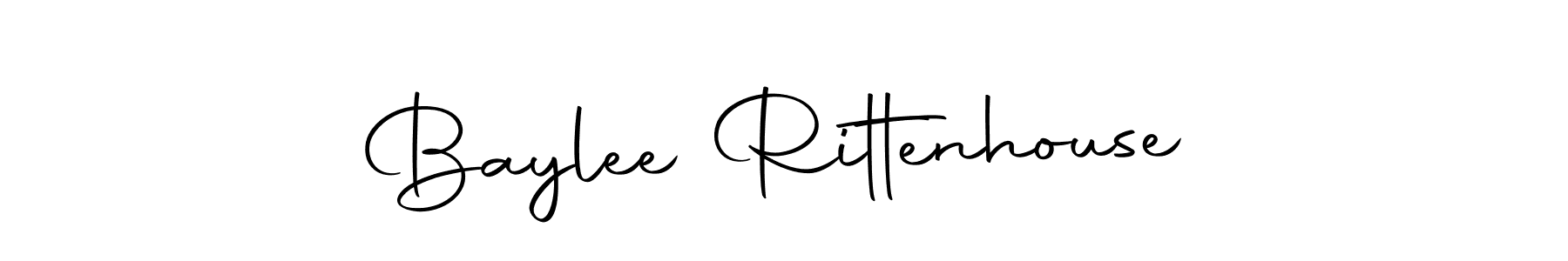 Design your own signature with our free online signature maker. With this signature software, you can create a handwritten (Autography-DOLnW) signature for name Baylee Rittenhouse. Baylee Rittenhouse signature style 10 images and pictures png