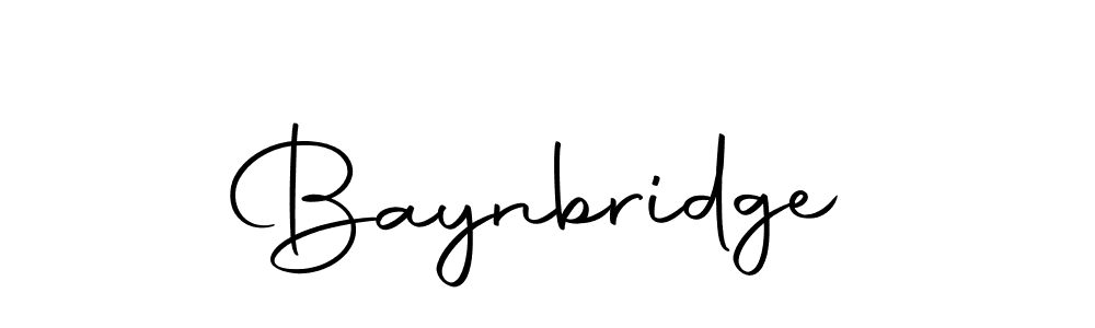 Make a beautiful signature design for name Baynbridge. With this signature (Autography-DOLnW) style, you can create a handwritten signature for free. Baynbridge signature style 10 images and pictures png